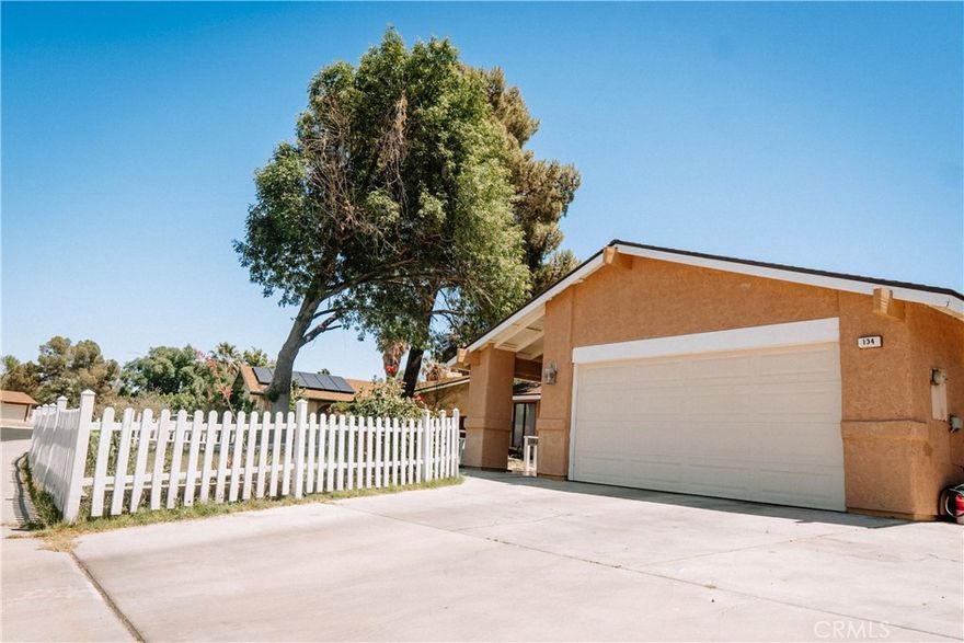 This charming single-story home in Ridgecrest, CA, has updates and a prime location close to all amenities. The interior features fresh paint and updated countertops, providing a stylish and functional living space. The open floor plan enhances the home's spacious feel, while the private backyard with a covered patio offers a perfect spot for relaxation. With its proximity to shopping, dining, and entertainment options, this home combines comfort and convenience in a desirable neighborhood.  Seller credit available for interest rate buy-down!