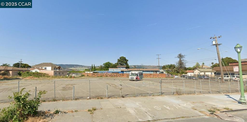 Commercial parking lot; 21,728 square foot, located on a corner.