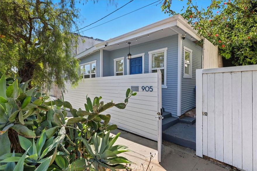 Welcome to 905 5th Avenue, Venice Beach — a beautifully updated 1924 bungalow offering timeless coastal charm, modern comfort, and endless possibilities as it is zoned RD1.5. Perfectly situated just blocks from the sand and steps from Abbot Kinney Boulevard, this residence embodies the best of Venice living.
Inside, the home features two spacious bedrooms and one elegantly tiled bathroom, thoughtfully designed to maximize both comfort and functionality. An abundance of natural light pours in through multiple skylights - roof was redone in 2000, highlighting the warmth of the original hardwood floors and creating an inviting, open ambiance throughout. The granite kitchen with in-unit laundry offers modern convenience, while the efficient ~900 sq ft floor plan is ideal for effortless living.
The lifestyle at 905 5th Avenue is truly unparalleled. Walk to world-famous Venice landmarks including the lively Boardwalk, the historic Canals, and iconic Muscle Beach. Just around the corner, enjoy some of Los Angeles’ most renowned dining and shopping — from neighborhood staples like Gjusta and The Waterfront, to the vibrant boutiques, cafés, and galleries along Abbot Kinney Boulevard.
Whether envisioned as a primary residence, a beachside retreat, a possible development opportunity, or a strategic investment property (previously AIRBNB with a lucrative income), this charming bungalow offers a rare opportunity to experience the unique culture, energy, and lifestyle that make Venice one of Southern California’s most sought-after coastal communities.