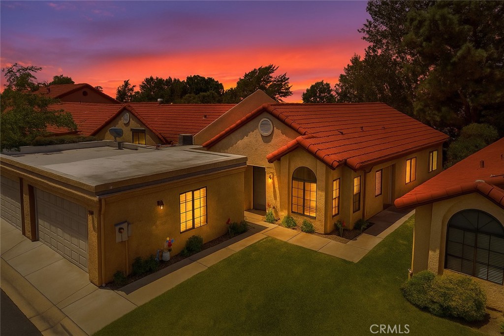 PRICE REDUCED, seller motivated..Very nice home in the wonderfrul Jess Ranch 55+ community. Great open floor plan with fresh paint, new carpet and wood flooring throughout. The kitchen features granite counter tops and cozy kitchen nook with several windows for great lighting. Large master suite with ovesized walk in closet and ample cabinets for extra storage. Dual sinks in master bath with sit down vanity area and separate shower room. The guest bedroom offers sliding glass door and good sized walk in closet. Large livingroom with slider off to private patio area. Inside laundry with more storage cabinets . Two car garage, tile roof and small outside storage cabinet. Brand new clubhouse with sparkling pool, spa and fiitness center. Close to shopping, entertainment and medical centers. This one wont last long, make your appointment to preview today!!