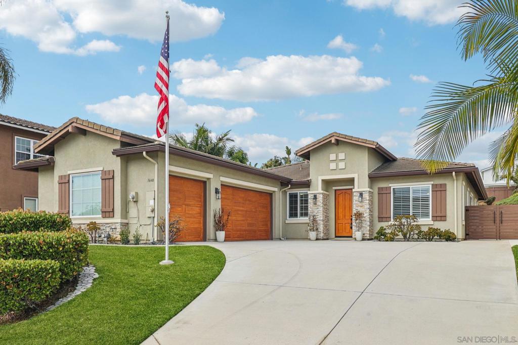 Meticulously maintained Single level 4-bedroom home on a huge lot with a brand-new saltwater pool and hot tub. No HOA. Features include owned Solar, an oversized three car garage with epoxy floors, whole house fan, and a RainSoft soft water and filtration system. Soaring 10-foot ceilings and abundant natural light create a bright and open feel throughout. Enjoy the spacious yard, perfect for entertaining and taking in the coastal breeze. Located in the heart of Olde Carlsbad, just minutes from the beach, restaurants, village shops, top-ranked schools and more. This is a rare opportunity you do not want to miss on Brady Circle!
