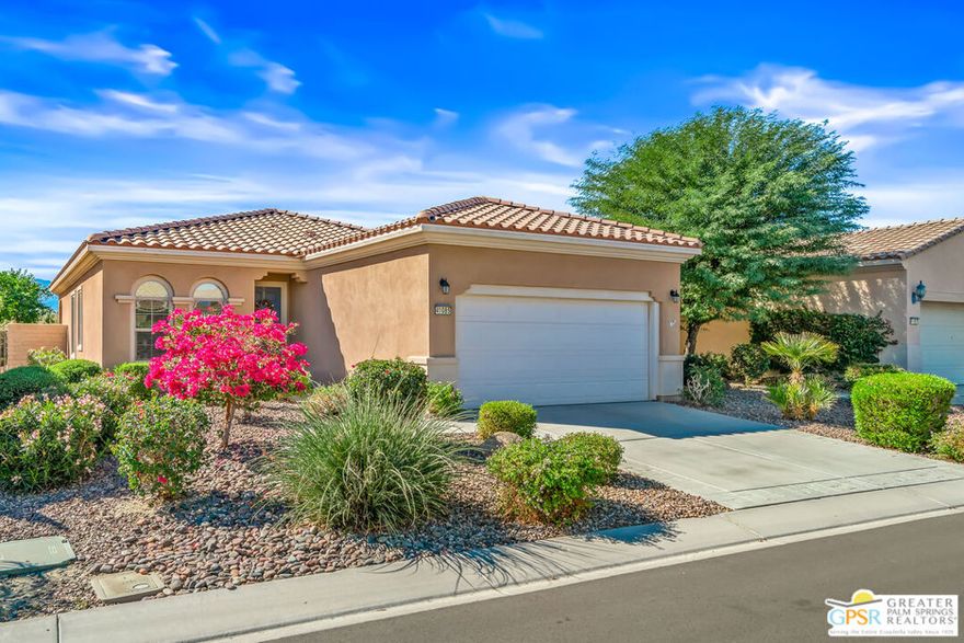 Experience resort-style living in the desirable Sun City Shadow Hills, a premier 55-and-better community.  This long term lease featuring 2-bedrooms plus den/office home is offered turnkey-furnished and is impeccably clean and very well maintained.  Bathed in natural light, the open floor plan creates a warm and inviting atmosphere, ideal for both everyday living and entertaining.  The spacious kitchen flows seamlessly into the great room, offering generous counter space and comfortable dining areas.  A versatile den provides the perfect option for a home office or additional guest space complete with a sleeper sofa.  Step outside to a lovely backyard oasis with mature landscaping  a serene retreat to enjoy desert evenings.  Pride of ownership is evident throughout, and this well-cared-for home is ready for immediate enjoyment.  Community amenities feature golf, pickleball, pools, fitness centers, social clubs, and more.