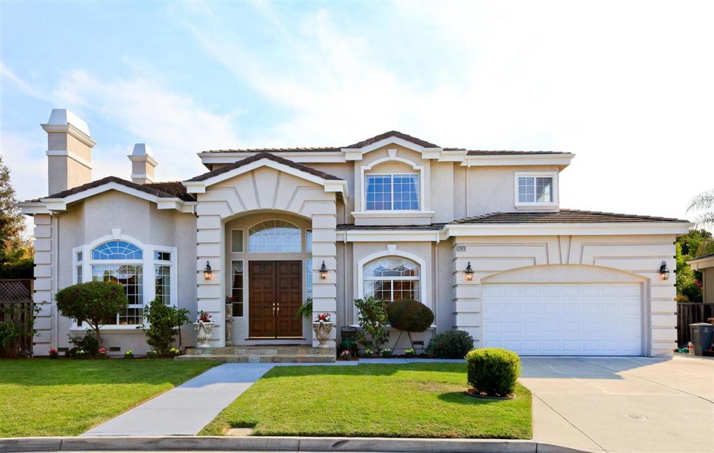 Monta Vista Delight in the most sought-after Cupertino location. Well-designed custom home with classic elegance and modern flair. Grand foyer with high ceiling unfolds to trendy living and dining room. Inviting Kitchen and bounteous family room unite with gorgeous garden view. Upstairs den/loft offers relaxed ambiance. Open floor plan features 3 suites (one on main floor). Skylights, Dual-Zone A/C and Central Vacuum System. Walks to top Cupertino schools!! Close-in with Blackberry Farm and Hwy 85/I-280.