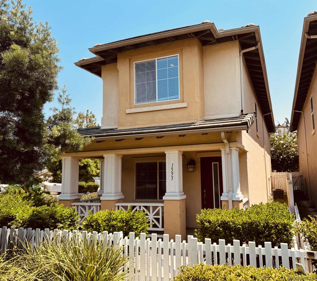 Great Opportunity for First-Time Buyers! Welcome to this charming detached two-story home, built in 2005 and nestled on a desirable corner lot. Unlike a condo, you own the land, and the LOW HOA fees keep monthly costs down—making this an ideal choice for first-time homeowners or savvy investors. Step inside to find new laminate wood flooring, crown molding, and a cozy covered front porch perfect for morning coffee or relaxing evenings. The spacious kitchen features granite countertops and newer appliances, including the fridge and even an electric fireplace for added warmth and charm. Primary bedroom is large and has a walk in closet. 2 full baths upstairs and a half bath on first floor. Enjoy the convenience of indoor laundry, a 1-car attached garage plus extra parking, and a location close to shopping, parks, restaurants, wineries, and major freeways—everything you need is just minutes away. Don’t miss your chance to own this move-in ready home that checks all the boxes!
