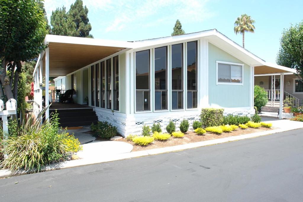 Home Sweet Home!! Ready For It's New Owner, So Move Right in and Enjoy this Well Kept Home in a Private, quiet Spot of Millpond ll Mobile Home Park in Willow Glen. Great Location with Mountain Views, Cozy backyard, Patio, and Room for Gardening. This Great Over 55 Community Offers: Swimming and Hydrotherapy Pools, Sauna, Clubhouse, Billiard Room, Library, Tennis Courts, Easy Access to Freeways, Downtown San Jose, Shopping and Restaurants. You will Enjoy this Light and Open Floor Plan with Cathedral Ceilings, Large Eat-In Kitchen, Spacious Living and Dining Room, Two Big Bedrooms with Lots of Closet Space. Master Bathroom has an Oval Tub, Double Sinks, and Separate Shower. Hall Bathroom has a Shower Stall. All Appliances Included! Don't Miss this Rare Opportunity to Own your Home for Less than Rent Payments. Must See to Appreciate.