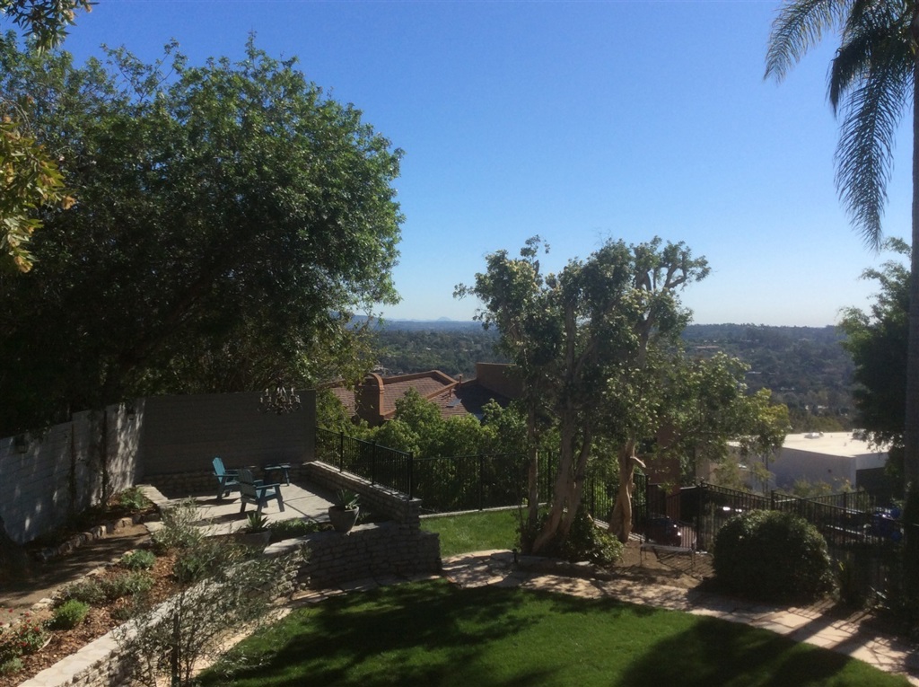 Ready to lease Spanish style custom built 4 bedroom view home with large yard for relaxing and entertaining in Encinitas CA. Gorgeous remodel includes new appliances, fixtures, flooring is tile,laminate wood flooring and carpet is only on stairs to the second floor, window coverings, and landscaped large lot with view deck to take in panoramic views to the rolling hillsides in Rancho Santa Fe and Olivenhain. Home is equipped with ceiling fans and central air conditioning. Pets ok. Neighborhoods: Village Park View: Evening Lights