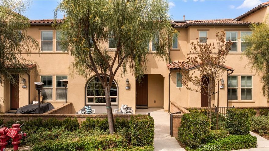 Experience refined living in this beautifully designed Baker Ranch residence featuring 3 bedrooms, 2.5 bathrooms, a private front yard, and the benefit of no Mello Roos. The light-filled interior showcases new luxury vinyl flooring, an open-concept great room, and a gourmet kitchen with quartz countertops, center island, gas range, stainless steel appliances, and modern cabinetry. Upstairs, the serene primary suite offers a spa-inspired bath with dual vanities, quartz counters, walk-in shower, and massive closet space. Additional conveniences include a dedicated laundry room, whole house fan, custom built-ins, and a direct-access two-car garage. Baker Ranch residents enjoy resort-style amenities: 10 parks, 8 heated pools and spas (including a quiet pool), hiking and biking trails, fitness stations, basketball, tennis, beach volleyball, bocce ball, baseball and soccer fields, fire pits, outdoor fireplaces, BBQs, clubhouses, hammocks, a covered outdoor kitchen, and the beloved Barker Ranch Dog Park.