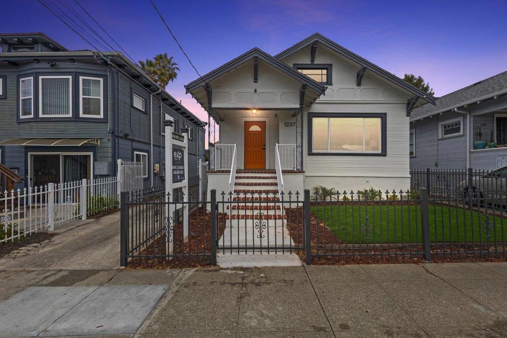 $15,000 Buyer Credit or Rate Buy Down for Accepted Offer before 8/13 on this beautifully upgraded single-family home that blends modern comfort with timeless charm on a generous South Berkeley lot. Enhanced with fresh interior and exterior paint, curated designer finishes, and refined high-end details, every space reflects thoughtful craftsmanship. Blank canvas basement offers abundant storage or future flex space, plus the newly installed turf and concrete hardscape provide a clean, low-maintenance outdoor setting complete with rare off-street parking for up to five vehicles and enough space to expand with ADU for rental income. Located just one block from San Pablo Park and moments from Berkeley Bowl, top-tier dining, boutique shopping, and major transit, this home delivers style, functionality, and unbeatable convenience in one of Berkeleys most connected neighborhoods.