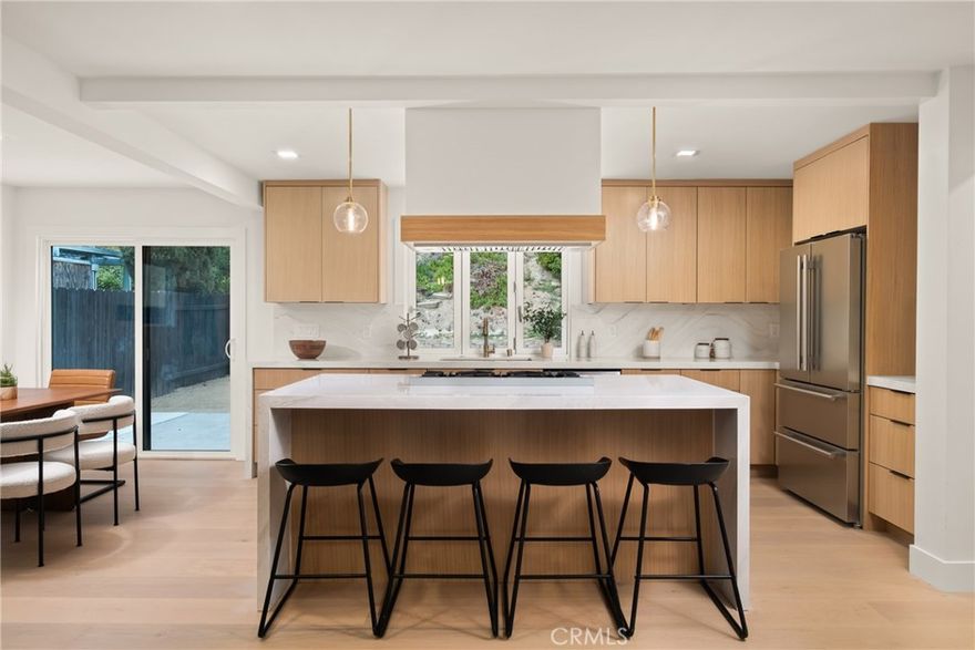 Welcome to 4282 Robbins Street, an absolutely stunning home located in the heart of the central San Diego neighborhood of University City. This property has been thoughtfully re-designed and re-imagined to create a true masterpiece! You are welcomed by an undeniably stunning curb appeal featuring a custom oversized driveway, artfully designed landscaping, a front lounge area and sleek outdoor lighting. Upon entering the glass iron doors, the magic continues. Envisioned around the art of entertaining, you will be greeted by an open floor-plan concept that flows effortlessly from one to the next, both indoor and out. From the oversized living room with dramatic high ceilings and modern fixtures, to the artfully crafted custom kitchen that flows beautifully into dining area and backyard, to the luxurious bedrooms and custom designed bathrooms, this place will surely leave you in awe! Moving on to the backyard, your private oasis awaits! Featuring a huge grass lawn, patio area, a unique slider window from the kitchen and custom lighting, all surrounded by lush landscape offering privacy. This is truly an entertainers dream! This home is located walking distance to schools and parks and minutes away from the beach, shopping, freeways and UTC mall! Don't miss out!