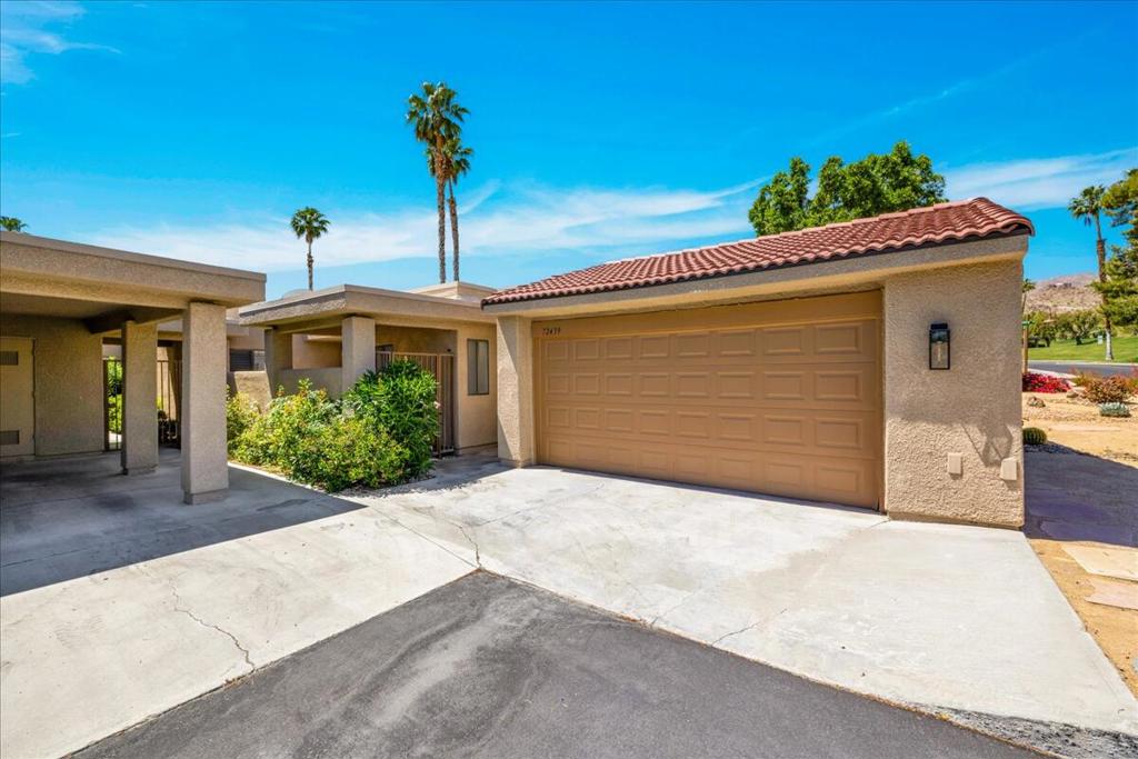 Welcome to Sommerset in South Palm Desert! This charming 2 bedroom, 2 bathroom condo is offered as a turn-key furnished short term rental with all utilities and Wi-Fi included--just bring your suitcase and enjoy. The home features a cozy, well-designed floor plan with comfortable living spaces perfect for both vacation getaways and extended stays. Community amenities include multiple pools and spas, tennis courts, and beautifully landscaped greenbelts, providing a true resort-style experience. The property is ideally located just minutes from El Paseo's upscale shopping, dining, and galleries, as well as world-class golf, hiking trails, and desert attractions. Perfect for vacationers seeking to escape the cold weather and relax in a warm, welcoming desert retreat, this condo offers both comfort and convenience in the heart of Palm Desert.