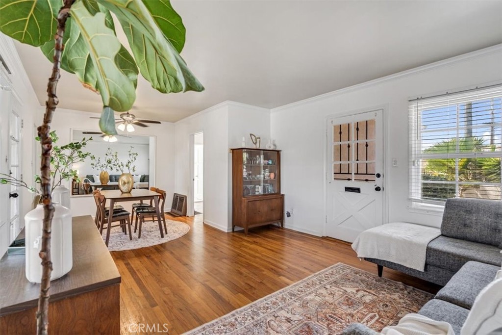 This is your chance to own a home on a quiet cul-de-sac atop a canyon, offering timeless 1950s character, serene surroundings, and unobstructed views! This 3-bedroom, 1-bathroom residence retains its original charm, featuring hardwood floors and inviting spaces that provide the perfect canvas for a first-time homeowner, young professional, or growing family. The property includes a detached 2-car garage with an adjacent workshop, offering excellent potential for an ADU conversion—ideal for expanding living space, generating rental income, or creating a private studio. A long driveway ensures ample parking for residents and guests. Inside, the home preserves its mid-century character while offering practical updates, such as refreshed flooring and fixtures in the bathroom. The generous lot includes two distinct backyard spaces: one with an original brick fireplace, perfect for barbecues and gatherings, and another that serves as a peaceful blank canvas for a garden, play area, or outdoor lounge—all with stunning canyon views.
Located in the heart of Fairmount Park, this home combines privacy and accessibility. With the 805, 15, and 94 freeways nearby, you’re minutes from North Park, Downtown San Diego, Balboa Park, Coronado, SDSU, the airport, beaches, and everything vibrant San Diego has to offer.
Whether you’re seeking a starter home with character, a tranquil retreat close to the city, or a property with expansion potential, this home delivers original charm, canyon views, and rare ADU possibilities—all in one exceptional package.
