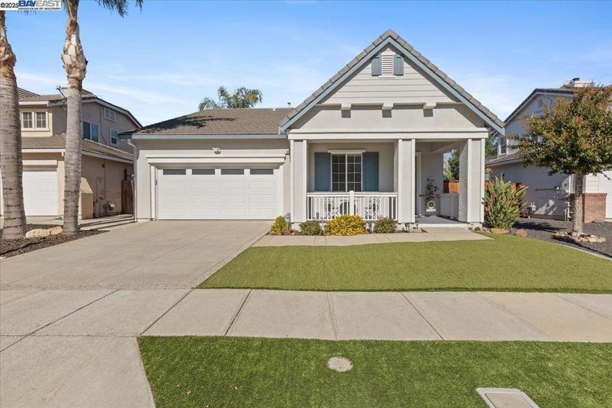 Welcome to 985 Chamomile Lane, a beautifully maintained single-story home tucked within one of Brentwood’s most desirable neighborhoods! This inviting residence offers 3 bedrooms plus a private office/den with double-door entry and built-in shelving — perfect for remote work, study, or creative space. The thoughtful floor plan includes a separate family room, formal living area, and dining nook, creating the ideal layout for both everyday living and entertaining. The open-concept kitchen flows into the family room, providing a warm, welcoming atmosphere for gatherings. The primary suite features a grand double-door entry and vaulted ceilings, giving the room an airy, open feel that makes it a relaxing retreat at the end of the day. Outside, enjoy the newly installed fencing and a well-maintained backyard with plenty of room for outdoor dining, play, or gardening. Located near top-rated schools, shopping, parks, and commuter routes, this move-in-ready Brentwood gem combines comfort, convenience, and timeless charm. This gem of a home will not last long!