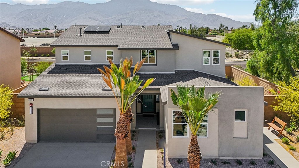 NEW CONSTRUCTION - SINGLE-FAMILY HOMES – Welcome to The Collection at Campanile, a stunning, gated, single-family community located in the city of Cathedral City. The Collection at Campanile features one and two-story homes ranging from 1,913 to 2,929 sq. ft., and with up to 5 bedrooms and 4 bathrooms. This MULTIGEN home features a MAIN FLOOR SUITE with living room, kitchenette, laundry closet, full bedroom and bath, and with a separate entrance from inside and outside of the home and a MAIN FLOOR EXTRA BEDROOM AND FUL BATH. This home also offers a spacious open-concept great room, kitchen and dining space, perfect for entertaining friends and family and includes stainless-steel appliances including cooktop with over below, dishwasher, and microwave/hood, quartz kitchen countertops and so much more. Upstairs, a large Loft provides additional space for lounging or studying and the additional spacious bedrooms, Primary Suite and Primary Bath wow at every turn! Among the features and finishes, homeowners will appreciate the unparalleled peace of mind in owning America’s Smart Home, Home is Connected which provides smart home features, all conveniently controlled through one application to stay connected to home around the clock.