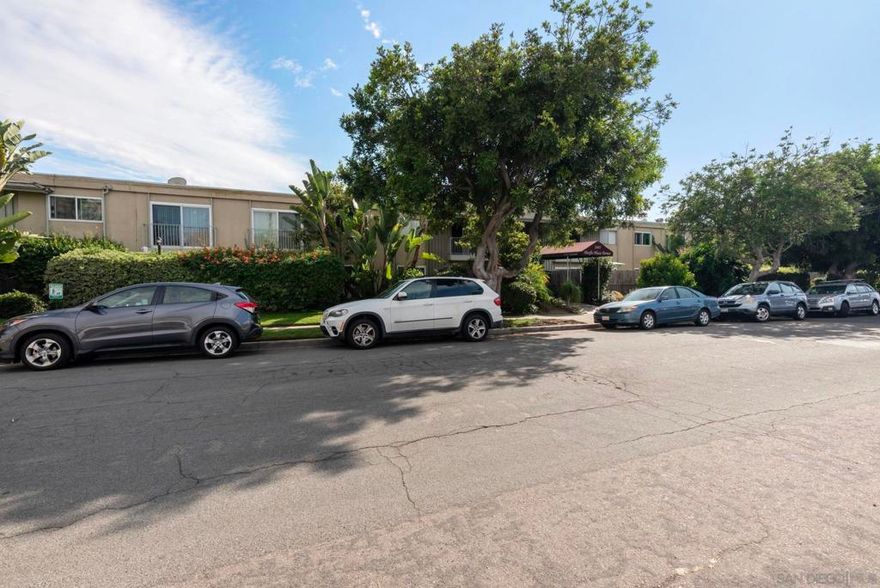 Beautiful Pacific Beach 1 Bedroom condo with Quartz countertops with tile and vinyl flooring throughout. Enjoy coffee or your favorite beverage on the private outdoor patio in this fantastic, gated PB location nearby retail and dining. Home Features a large pantry for extra storage and also 1 assigned parking spot.