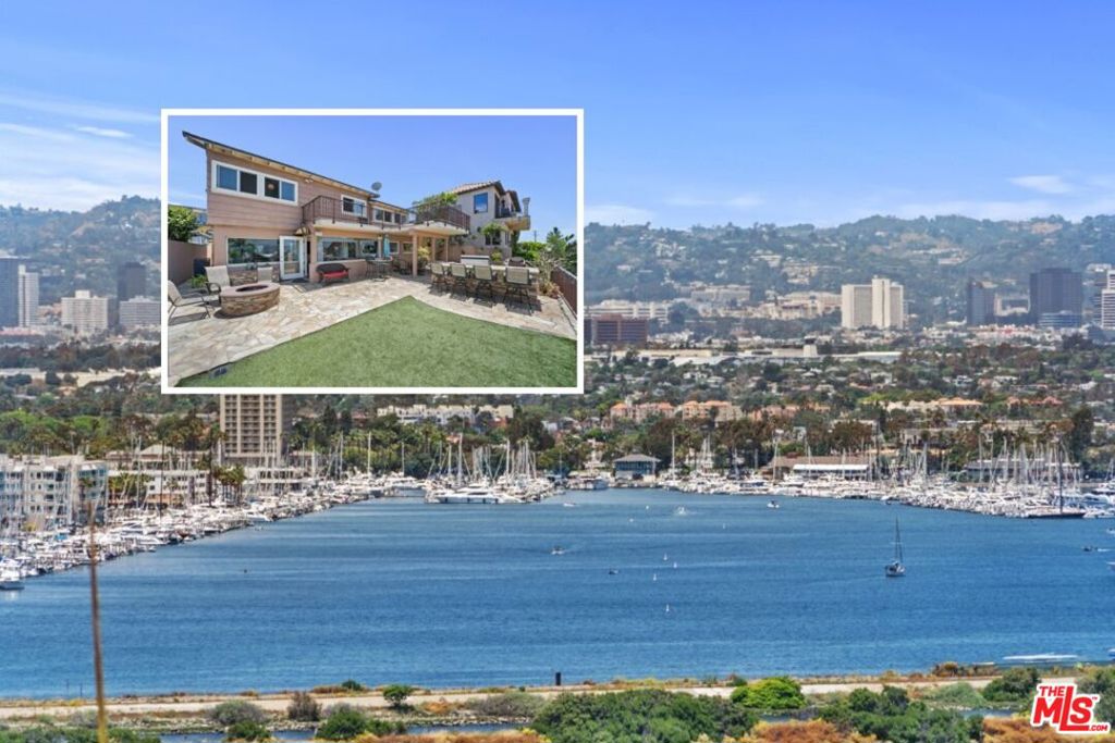 Available September 2025. Spectacular, spacious 4BR home in the quiet, beachy town of Playa del Rey, only a few blocks from the water. Includes separate ADU residence above garage (1 of the 5 bedrooms). Perched above the neighboring houses with unobstructed, breathtaking views of the Pacific Ocean and Marina del Rey from almost every window. High ceilings, lots of windows and tremendous natural light. This 4BR home has its own pool & jacuzzi to enjoy year-round, plus a large backyard area -- perfect for relaxing or entertaining (furnished with large firepit and custom barbecue). Bonus pool house can be used as gym, office or studio. Private 2 car garage with plenty of street parking also available. Lots of detail in this home including hardwood floors, paneled ceilings, granite counters, custom cabinets, washer/dryer, refrigerator/freezer! Don't miss out on this opportunity today!