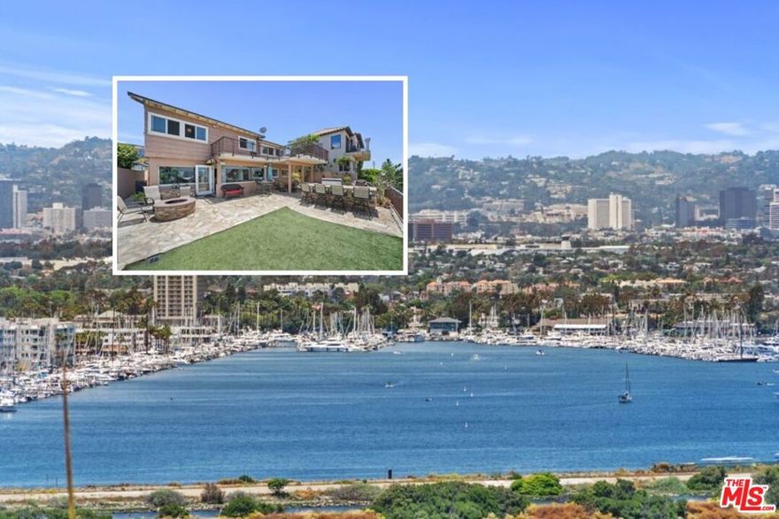 Available September 2025. Spectacular, spacious 4BR home in the quiet, beachy town of Playa del Rey, only a few blocks from the water. Includes separate ADU residence above garage (1 of the 5 bedrooms). Perched above the neighboring houses with unobstructed, breathtaking views of the Pacific Ocean and Marina del Rey from almost every window. High ceilings, lots of windows and tremendous natural light. This 4BR home has its own pool & jacuzzi to enjoy year-round, plus a large backyard area -- perfect for relaxing or entertaining (furnished with large firepit and custom barbecue). Bonus pool house can be used as gym, office or studio. Private 2 car garage with plenty of street parking also available. Lots of detail in this home including hardwood floors, paneled ceilings, granite counters, custom cabinets, washer/dryer, refrigerator/freezer! Don't miss out on this opportunity today!
