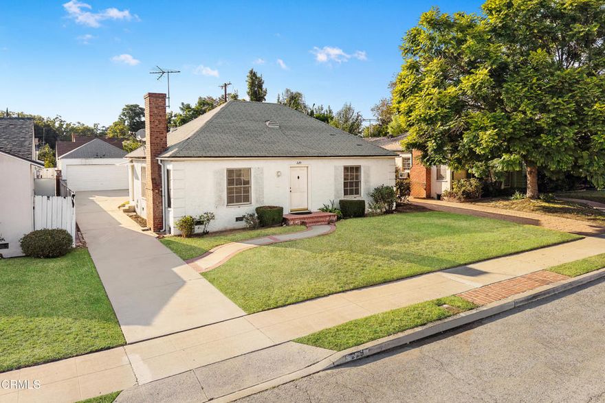 Located in desirable North San Gabriel on a quiet street, this home offers convenient access to schools, medical offices, banks, shopping and local dining. It features 3 bedrooms and 1 bath, dining room, living room with fireplace. Crown Molding, Covered Patio.Property needed to have some update and loving care. A detached two car garage and long driveway provide ample off-street parking. The spacious rear yard may offer the potential for an additional unit (ADU), subject to city approval and buyer's independent verification.