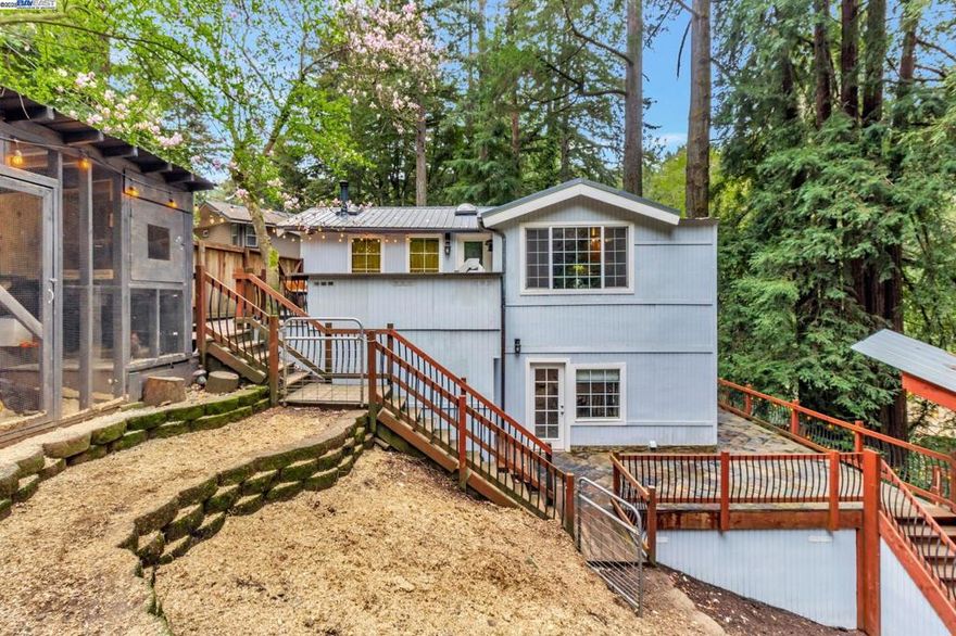 Welcome to 17835 Hwy 9 in the heart of Boulder Creek! This charming single-family home combines comfort and style with nature's beauty sitting on a massive 11,000+ sqft lot! This fully furnished residence offers 1,678 square feet of living space, featuring three spacious bedrooms and two well-appointed bathrooms, including a serene primary ensuite with a luxurious soaking tub. Step inside to discover the warm ambiance created by the laminate and ceramic floors, complete with cozy working fireplace, perfect for relaxing evenings. The open kitchen is a culinary enthusiast's dream, equipped with modern appliances such as a dishwasher, electric stove, range hood, and refrigerator, alongside a convenient kitchen dining area for gatherings. The property's outdoor amenities are perfect for entertaining, with a built-in barbecue and a generous deck ideal for enjoying the surrounding scenery. Additional storage space ensures you have room for all your essentials. On-site parking offers convenience for multiple vehicles. This Boulder Creek gem is a perfect blend of functionality and natural beauty, inviting you to experience a comfortable and stylish lifestyle. Don’t miss the opportunity to make this remarkable home your own. Happy Shopping!