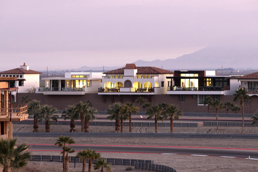This exquisitely designed previous model home, boasts a prime ''On Track'' location. Offering approximately 6,673 square feet of Living and Garage Space. Enjoy breathtaking views of the track and surrounding mountains from this exceptional property. Located within The Thermal Club, a world-class motorsports facility, residents have access to five miles of private racing pavement, three distinguished circuits, and 20 configurations, racing at the Thermal Club is an unmatched experience and an array of luxury amenities, including two clubhouses, three dining venues, a banquet and meeting facility, a full-service spa, a state-of-the-art fitness center, a high-end 48-villa hotel, and recreational offerings such as tennis, pickleball, karting, and a kids' club. Additionally, the facility provides premier driver training, vehicle storage, and repair services.Ownership at The Thermal Club requires a standard family membership, which includes a one-time initiation fee of $200,000, monthly membership dues of $2,400, and a $350 per lot ground maintenance fee.Disclaimer: All property details, including square footage, lot size, condition, and features, are sourced from the Seller, public records, or other available information. While deemed reliable, accuracy is not guaranteed. Buyers are encouraged to conduct their due diligence through personal and professional inspections.