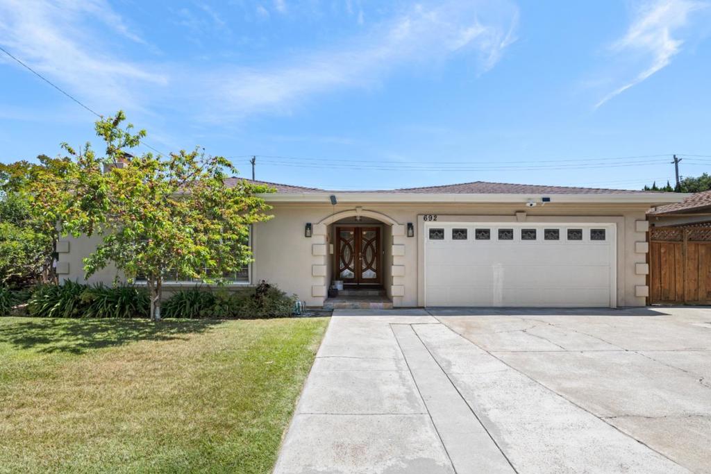 Spacious, updated home with step down living room and separate family room. Open kitchen with Island, lots of counter space and a large walk in pantry. Dining area off kitchen offers easy access to both the kitchen and family room. Gleaming hardwood floors with carpet in bedrooms. 3 generous bedroom and two baths including a primary suite. Enjoy the private backyard with patio and outdoor kitchen. Property offers numerous fruit trees as well. Rent includes gardener, manager, garbage and solar. Forced air heat and A/C. Two car attached garage with laundry. Campbell school district (tenant to verify) Pets considered. Move in Bonus for lease beginning on or before August 15th.