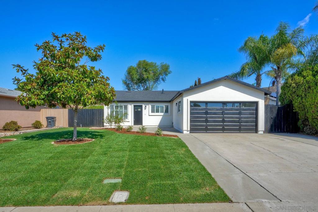 STUNNING REMODEL HOME IN NORTH POWAY, NEW KITCHEN DESIGN FOR TODAYS LIVING IN 2025. NEW BATHROOMS, NEW PAINT, NEW FLOORING, NEW AC/HEATER, NEW ROOF AND NEW STUCCO, NEW LANDSCAPING, ALL NEW DOORS THRU OUT THE HOUSE, NEW PLUMBING AND ELECTRIC. JUST BRING THE FAMILY, OPEN FLOOR PLAN, WITH LARGE BACK YARD. ALSO LARGE STORAGE SHED FOR ALL YOUR TOYS OR GARDENING TOOLS.