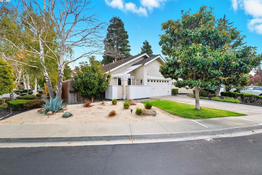 Nestled in the peaceful neighborhood in Ponderosa Village, this delightful single-story, mid-century, ranch-style home offers the perfect blend of comfort and style. Step inside to discover a bright and airy living space, complete with large windows that bathe the rooms in natural light.   The heart of the home is the kitchen, with updated modern appliances, sleek quartz countertops, and ample storage. Imagine hosting gatherings with loved ones in the inviting dining area, or cozying up by the fireplace in the spacious living room. This 3-bedroom, 2-bath home is located on a corner lot, just minutes from schools, shops, restaurants, BART, and the freeway, with parks and trails within walking distance.   https://my.matterport.com/show/?m=kVaseDgY8ox