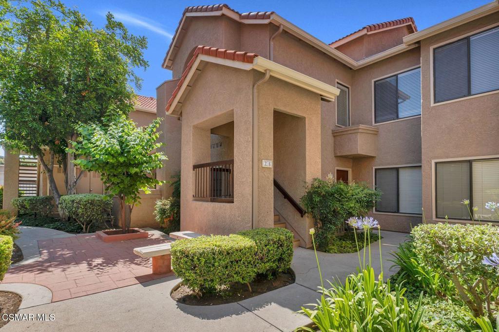 Check out this great upstairs unit in East Simi. Features 2 bedrooms and 2 baths. Open kitchen with newer stainless steel appliances. New refrigerator included. All new carpet throughout. Freshly painted interior. Cozy living room. Both bathrooms are in great condition. There is a 1 car detached garage, plus a numbered parking spot. Pleanty of guest parking. Located in a great complex with a Community pool and spa.
