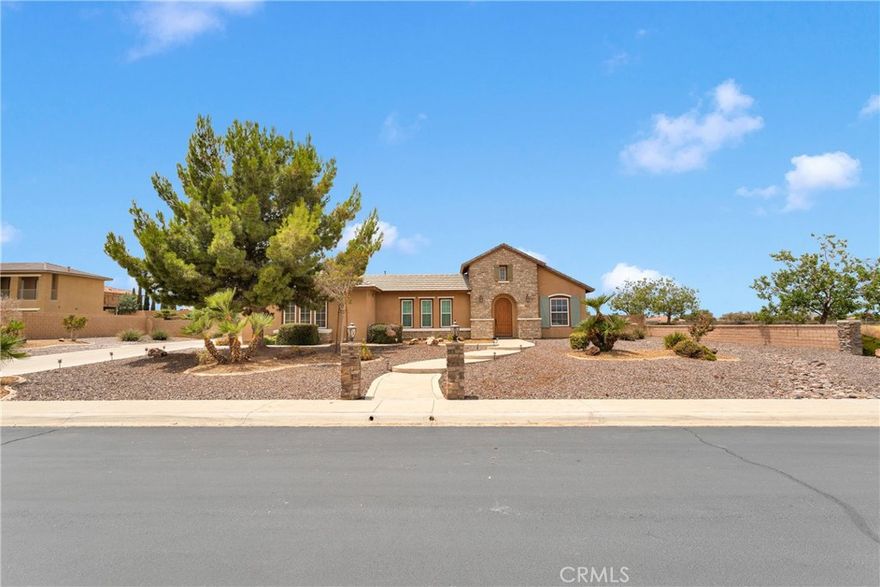 Luxury Estate in Gated Ravenswood Community – Apple Valley - PRICE ADJUSTMENT!!!

HURRY Before this Beauty is GONE!



Step into elegance with this stunning custom estate home in Apple Valley's exclusive Ravenswood gated community. Boasting 4 spacious bedrooms, 3.5 bathrooms, and over 3,800 sq ft of living space, this 2007-built residence offers luxury, comfort, and privacy.



Highlights Include:



Gourmet kitchen with granite countertops & walk-in pantry



Open-concept living with high ceilings & fireplace in Living Room



Private home theater room for the ultimate movie nights 

Tile flooring, custom finishes, and decorator touches throughout and plantation Shutters throughout



Large landscaped front and backyard with block wall for added privacy plus Jacuzzi and Gazebo remain, double doors lead to private courtyard with firepit for those chilly desert evenings.



3-car finished garage, tile roof, and situated on a half-acre corner lot



Located just minutes from top-rated schools, shopping, dining, and entertainment at Jess Ranch Marketplace.



 Easy access via Apple Valley Rd ? Sitting Bull or Clearview Farms Ln (Gate Code Required)



Don't miss your chance to own one of Ravenswood’s rare listings. This home has it all—space, style, and a prime location.