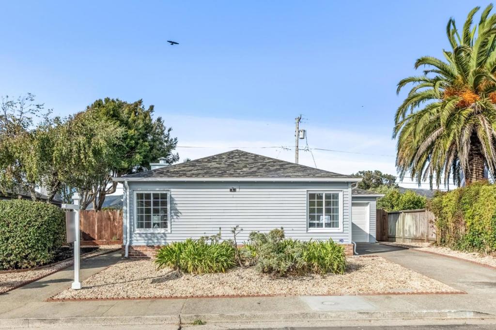 Welcome to this beautifully updated home located in South San Francisco's sought-after Buri-Buri neighborhood. Featuring 3 bedrooms and 1 bathroom, this inviting property offers a comfortable and functional layout perfect for modern living. The spacious living and dining room combination is enhanced by floor-to-ceiling windows that flood the space with natural light and provide stunning backyard and hillside views. A cozy fireplace adds warmth and charm, while the adjacent newly renovated eat-in kitchen is a chefs delight with ample space to cook and host. Additional highlights include fresh interior paint, all new flooring, and an upgraded bathroom. The expansive landscaped backyard offers endless possibilities for outdoor entertaining, gardening, and entertaining. Conveniently located near public transportation, schools, parks, shopping, and more. This home perfectly blends modern comfort, charm, and convenience.