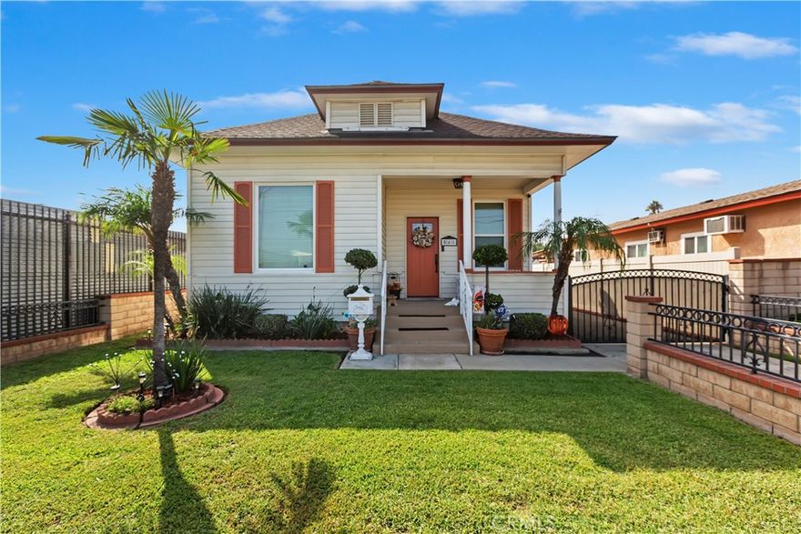**Charming 1905 Craftsman Home – Move-In Ready!**



Step into timeless charm with this beautifully redone 1905 Craftsman-style home, thoughtfully updated while maintaining its classic appeal. With newer siding, plumbing, windows, and roof, this home is well-maintained and ready for you to move right in!



Featuring **2 spacious bedrooms**, a comfortable living room, and a **separate dining area**, this home offers both character and function. The remodeled kitchen showcases **stainless steel appliances**, and the updated bathroom includes a **tiled shower and quartz countertop vanity** for a modern touch.



Out back, you’ll find a laundry room and an additional bonus room currently used as a third bedroom—perfect for guests, a home office, or a hobby space. The large backyard provides room to expand and includes a covered patio area ideal for entertaining, a lush grass yard, and meticulous landscaping.



The gated driveway offers plenty of parking, including space for your boat, off-road toys, or RV, and there’s even a storage shed to keep everything organized.

Located just minutes from great shopping, dining, and easy freeway access, this home is the **perfect starter home for a growing family** or anyone looking to own a piece of Craftsman history with modern convenience.

Come see this lovely home and fall in love!