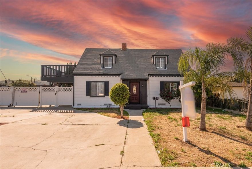 Newly renovated Duplex home in Prime Hacienda Heights Location! Don’t miss this exceptional opportunity to own a 2-unit duplex home in the heart of highly sought-after Hacienda Heights. The front unit features 3 bedrooms and 2 bathrooms across 1,419 sq ft of well-designed living space. Upstairs features two generous bedrooms, one with access to a private outdoor deck and patio. Downstairs includes a cozy bedroom and full bath, a welcoming family room with fireplace, a bright kitchen, and a separate dining area—perfect for entertaining. The fully permitted back unit offers an additional 654 sq ft living space and includes a spacious loft-style bedroom, living room, kitchenette, bathroom, and convenient washer/dryer hookups—ideal for guests, extended family, or rental income. Sitting on a sizable 6,771 sq ft lot, the property includes a large enclosed courtyard perfect for outdoor living and privacy. Recently renovated and move-in ready, this home is ideally located near top-rated schools, shopping centers, popular restaurants, and markets. Plus, you're just 5 minutes from the 60 Freeway for easy commuting. Whether you're looking for a multi-generational home or a savvy investment, this property has it all. Come see it for yourself—this one won’t last!