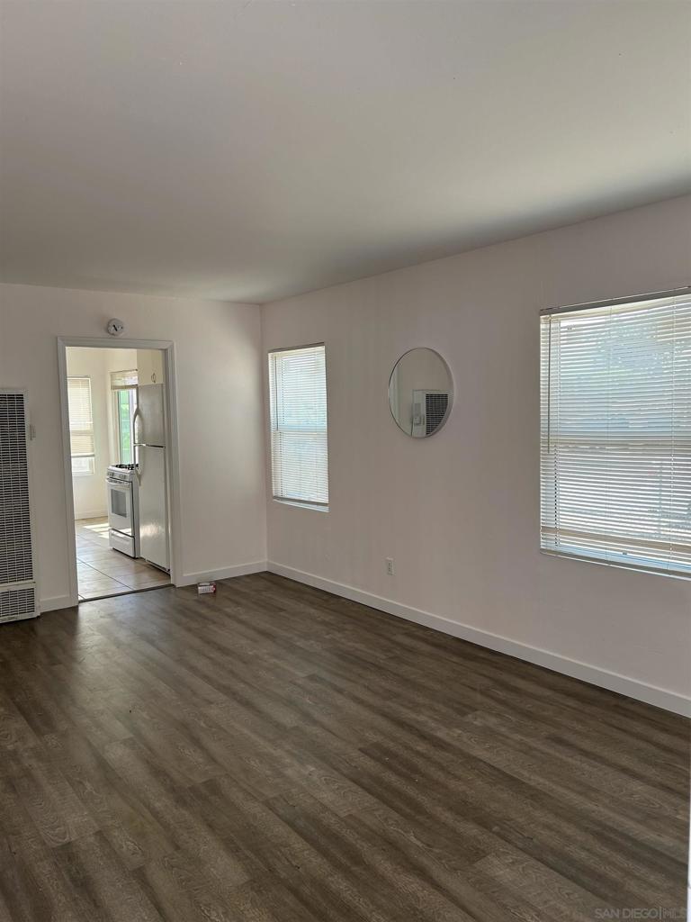 Charming 2 Bedroom & 1 Large Bathroom...Live Close to SDSU near Rolando Village in La Mesa Close to Highways. 1 of 2 Units in a SFR with own Private Yard (Soon with Succulents). Charming Front Covered Porch Area with Storage and Side Yard. Recently Remodeled Sun-Filled Eat-In-Kitchen leading to Private Side Yard. Large-Carpeted Private Bedrooms with Large Closets. Owner planting Aloe Vera Succelents in the New White-Picket Fenced Front-Yard. Showing this Friday 4-6pm & Sat 1-3pm by appointment only.