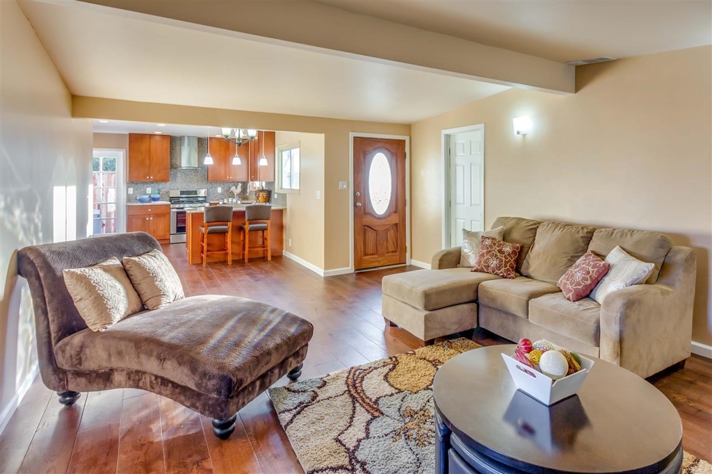 $599,000 - $625,000 - Price Reduced! FULLY REMODELED, TURN KEY HOME!!! Open floor plan, new kitchen featuring custom cabinetry, granite countertops, stainless appliances, and range hood. Enjoy meals at the breakfast bar or in the spacious dinning area. Custom bathrooms featuring tiling by certified European tile layers, new hardwood floors, all new electrical, lighting, plumbing, windows and all new paint. Backyard has all new fencing, gated RV parking, and covered patio for indoor/outdoor living. Neighborhoods: Clairemont Complex Features: , Equipment: Dryer, Range/Oven, Washer Other Fees: 0 Sewer: Sewer Available, Sewer Connected Topography: LL,
