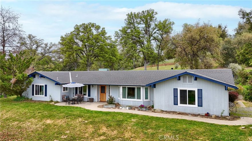 Located in the prestigious Dillon Estates neighborhood, this property is on a corner lot in a cul de sac where the home sits up on the property, allowing for beautiful mountain views. The home has an open floor plan with a cozy wood stove in the family room. The beautiful kitchen has newly painted cabinets, granite countertops and a new door with double sidelights. The Jack and Jill bathroom has new sinks and quartz countertops.The interior has been freshly painted, the deck for the shed in the backyard was rebuilt in 2023, the roof is only 7 years old and the dual pane windows are only 8 years old. A couple added amenities, especially for large families or when entertaining guests, the leach field capacity was increased in 2018 and a brand new tankless Rinnai water heater was just installed. Enjoy all the splendour of living in the mountains on a 1-acre park-like setting, yet still have the quaintness of a beautiful and well-maintained community neighborhood.