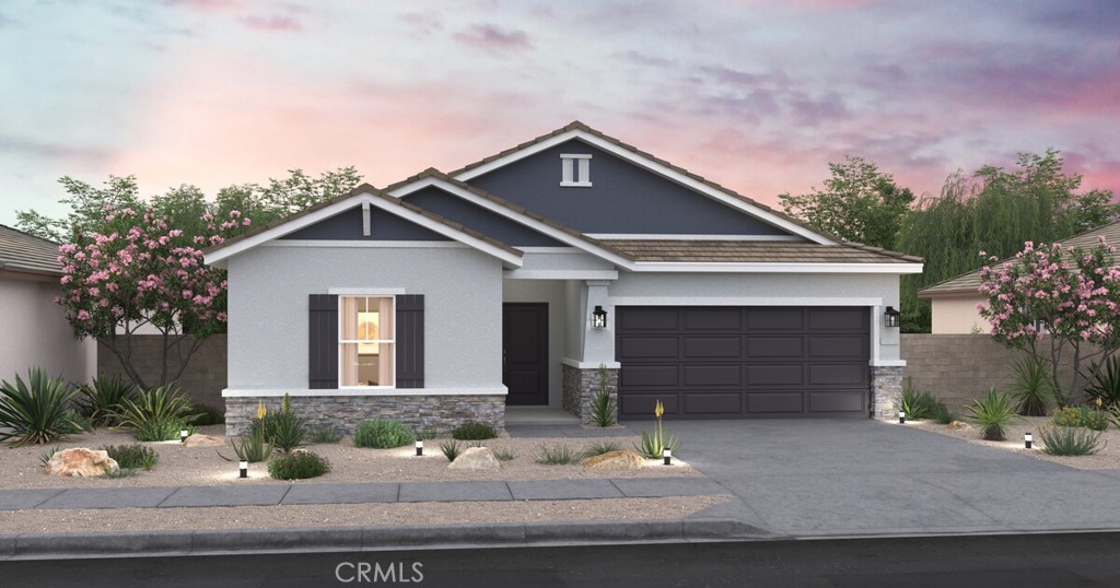 Discover the Passionflower plan, a thoughtfully designed single-story home that beautifully blends style and function. Featuring 4 bedrooms and 3 bathrooms, this spacious residence includes an Extra Suite Plus with its own private entrance and sitting area, perfect for multigenerational living, extended guests, or a private home office. At the heart of the home, the chef’s kitchen shines with bold Admiral Blue cabinets accented by satin nickel hardware, Meridian Grey quartz counters, a large center island, and premium stainless-steel appliances. The open design flows seamlessly into the expansive great room, creating a bright and inviting space ideal for entertaining or everyday living. The split-bedroom layout enhances privacy, with the serene primary suite offering a resort-style bath and a generous walk-in closet for the ultimate retreat. Throughout the home, luxury vinyl plank flooring, designer tile in the bathrooms, and plush carpet in the bedrooms elevate the style and comfort. Set within the charming Monterosa community, this move-in ready home is a rare opportunity. Schedule your tour today and experience the Passionflower lifestyle for yourself! ***Prices subject to change.