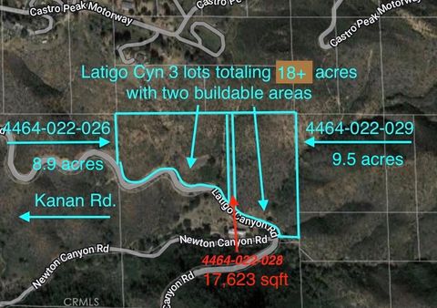 Photo of 0 Latigo Cyn APN: 4464-022-026, Malibu, CA 90265 (MLS # SR26090188)