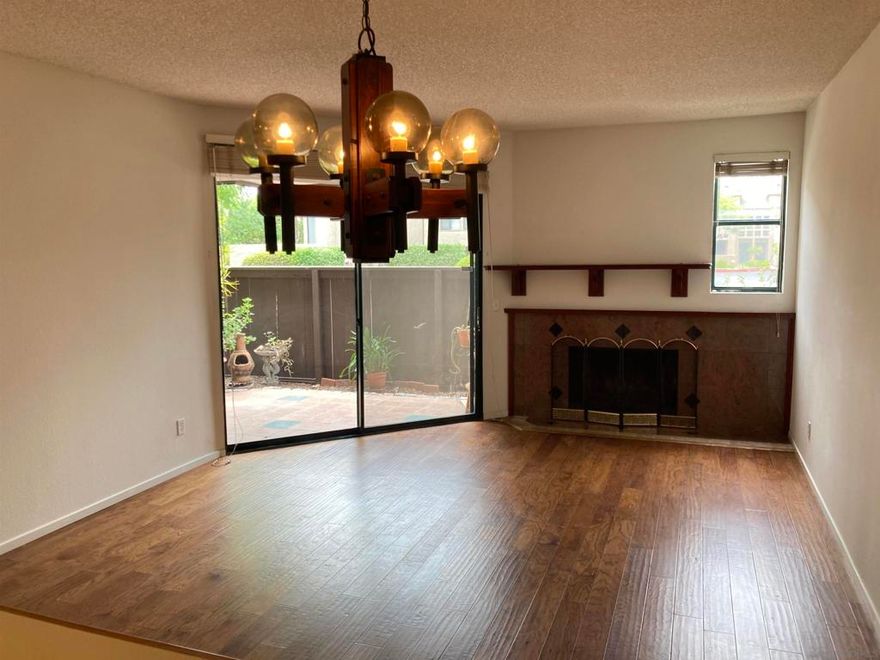 Ground floor one bedroom condo. Facing front parking area, providing plenty of light. Wood floors, brand new heating system. Two parking spots: one underground and gated, the other practically in front of unit. Probate sale. Very close to the UTC Shopping Mall. Wonderful amenities with heated pool and spa. Ample recreation room with intimate living space with a fireplace and ample room for festivities.