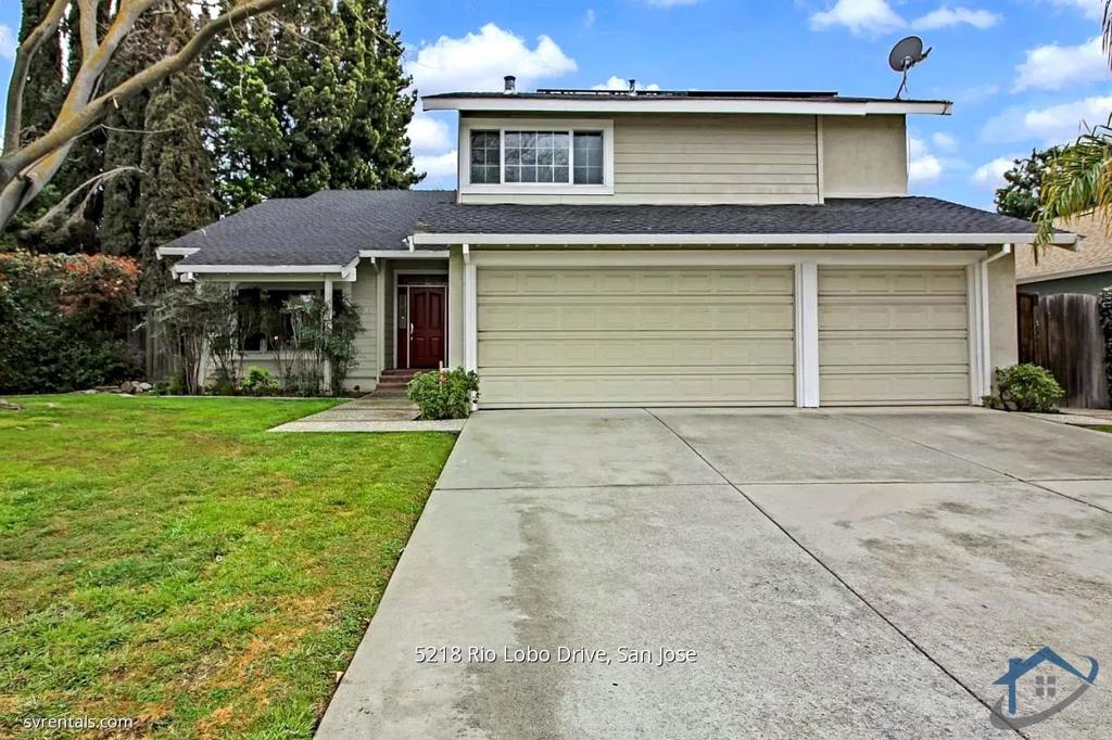 Best of the best! Large home with loft/5th bedroom/office/studio! Formal entry with natural wood flooring. Spacious floor plan, abundant natural lighting, elegant and comfortable. Beautiful kitchen with stainless-steel appliances, induction cooktop*, Corian countertop, island, and plenty of storage. Numerous upgrades with attention to detail. Solar panel for lower-cost energy and air-conditioned for year-round comfort. Nest thermostat and smoke detectors. Beautiful backyard filled with greenery, featuring a wood deck and separate patio for relaxing and entertaining. Three-car garage (3rd-bay door is manual open). Close to Hayes Mansion/Parks/Tennis. Convenient to stores, restaurants, groceries, and all commute routes. Owner pays garbage and gardener. Tenant pays PG&E and $75/month for solar (tenant gets to keeps any solar energy generation credits!). *Induction cooktop is more energy-efficient than gas or electric. Requires iron, stainless-steel or magnetic-bottom cookware.