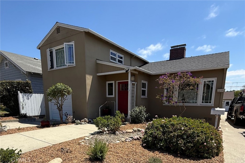Discover a rare opportunity to own three rental units just steps from downtown San Luis Obispo. The main residence, originally built in 1942 and thoughtfully expanded, offers three bedrooms (two downstairs and one upstairs) and one full bath. Highlights include gleaming hardwood floors, a tile kitchen with pantry, central air conditioning, an on-demand hot water heater and even an outdoor shower. The one-car garage includes laundry, and the backyard features space for gardening along with a handy storage shed. Currently leased through June 2026.
The back duplex, built in 1950, features two one-bedroom, one-bath units—each with its own personality. One side boasts vintage charm with a cheerful yellow-tile kitchen, extra utility closet, and laundry hookups. The other side has been tastefully remodeled, showcasing a walk-in closet, a playful keyhole entrance to the kitchen, and an in-unit washer/dryer. The duplex is also equipped with an on-demand hot water heater for modern efficiency.
Whether you’re looking for a strong income property or a chance to own a piece of downtown SLO with rental flexibility, this property offers it all. Don’t miss your chance to invest in one of San Luis Obispo’s most desirable locations!