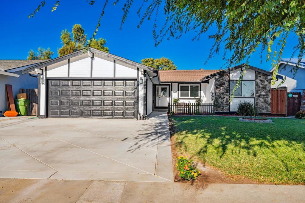 Take a look at a beautiful home in the Blossom Valley neighborhood! The home features 4 bedrooms, 2.5 bathrooms, 1,683 SF, 6,090 SF lot size. Ready to move-in condition. The master bedroom has a walk closet with a custom closet. New kitchen island with engineered stones countertop ; Stainless steel appliances. New bathrooms, new vanities, new 3D mirrors. New 100% waterproof vinyl floor throughout the house. New dual-pane windows. New recessed lights, new AC, new interior & exterior painted. New crown molding, New Baseboards, and New window trims. A custom fireplace in the family room. There is a new driveway, walkway concrete. Attached is a 2-car garage with plenty of parking on the driveway and off the street. The property has a separate family room and living room. The home has dual-pane windows. Nice Size of the backyard for gardening with a cute little pond. It is located in a prime neighborhood, just minutes from highways 85, 87 & 101, shopping centers, and dining. You'll be close to Oakridge Mall and Kaiser Permanente. You'll love it when you come to see this home- don't miss out !n