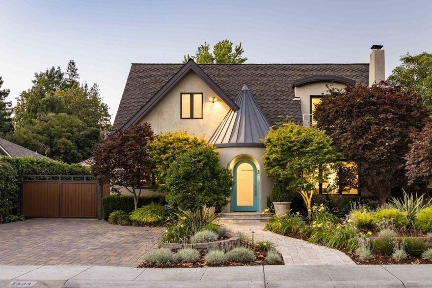 Discover unparalleled elegance in this remarkable home in Crescent Park. Every detail exudes sophistication, from its striking exterior with clean architectural lines to a well-appointed floorplan that marries luxury and functionality. Expansive formal rooms, a cozy fireplace, convenient study, and a chef's kitchen equipped with top-tier appliances define a floorplan thoughtfully designed for contemporary living. The beautifully landscaped backyard provides a peaceful oasis to enjoy an indoor/outdoor lifestyle, boasting a pool, fireplace, and a 1-bedroom pool house perfect for overnight guests. Everything Palo Alto has to offer is within easy reach - from beautiful parks and vibrant University Avenue to Stanford University, Stanford Shopping Center, and convenient commute options, the best of the city is just minutes away. Plus, children may attend highly regarded schools such as Duveneck Elementary, Greene Middle, and Palo Alto High (buyer to verify eligibility).