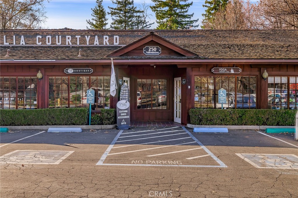 Retail space in Camellia Courtyard, a thriving commercial center home to many long term and successful businesses. Great location with excellent visibility, easy access, signage and private parking. Suite 100 includes an open floorplan with office and storage areas.