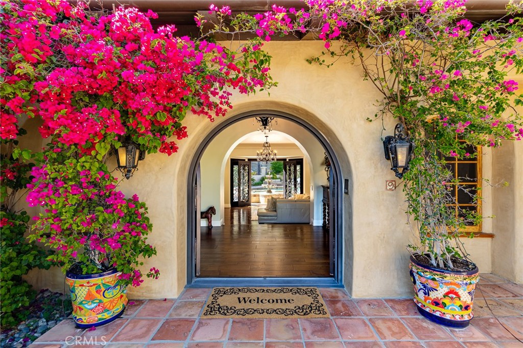 Magnificent Modern Spanish Estate with Santa Barbra resort vibes. Owner spent hundreds of thousands in upgrades and renovations on this architectural gem. Stunning curb appeal with Spanish tiles, large private front yard, mature trees, double-iron glass doors large entry, smooth stucco, beautiful potted plants and attention to detail. Located on a quiet and private cul-de-sac in prestigious guard gated Bell Canyon. This 4300 sq ft resort offers four bedrooms, four bathrooms, Executive office, game room/gym/ bar/laundry room /art room and wine cellar. This home features custom doors and windows, hardwood floors, four fireplaces and truly feels like you are on vacation in a 5 star hotel. Upon entry you will be blown away as you have open views from living room, to courtyard with an oversized fountain and planters. Primary suit includes remodeled shower, walk-in closet, fireplace, seating area, private patio that overlooks the backyard, additional 3 bedrooms and 3 baths all large in size with amazing views. Large kitchen with center island, top of the line Viking appliances, large walk in pantry, eat in kitchen with French doors that open up to patio with beautiful views. Living room open concept to backyard and dining room. Huge laundry room/art room. One of a kind executive office with built ins and fireplace that can be used as a fifth bedroom. Family room has additional fireplace and French doors with outdoor pool and fountain views. Downstairs you will find additional space that serves as a gym/game room with another bathroom/bar/and walk in wine cellar. This amazing property sits on over an acre, perfect for grand scale parties, and entertainment. Newly remodeled outdoor kitchen with covered pergola, oversized pool and spa, herb garden, new gazebo, and a huge yard. Upmost privacy and luxury. Bell Canyon offers equestrian center, gym, park, tennis courts, miles of hiking and biking trails.
In close proximity to new Rams training facility, malls ,THE VILLAGE, Calabasas Commons, all the latest new restaurants. Award winning school district.
Community events, parties ,and so much more .A truly special property.