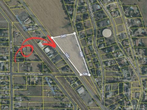 Vacant 3.4 Acre Lot Porterville CA 93257
