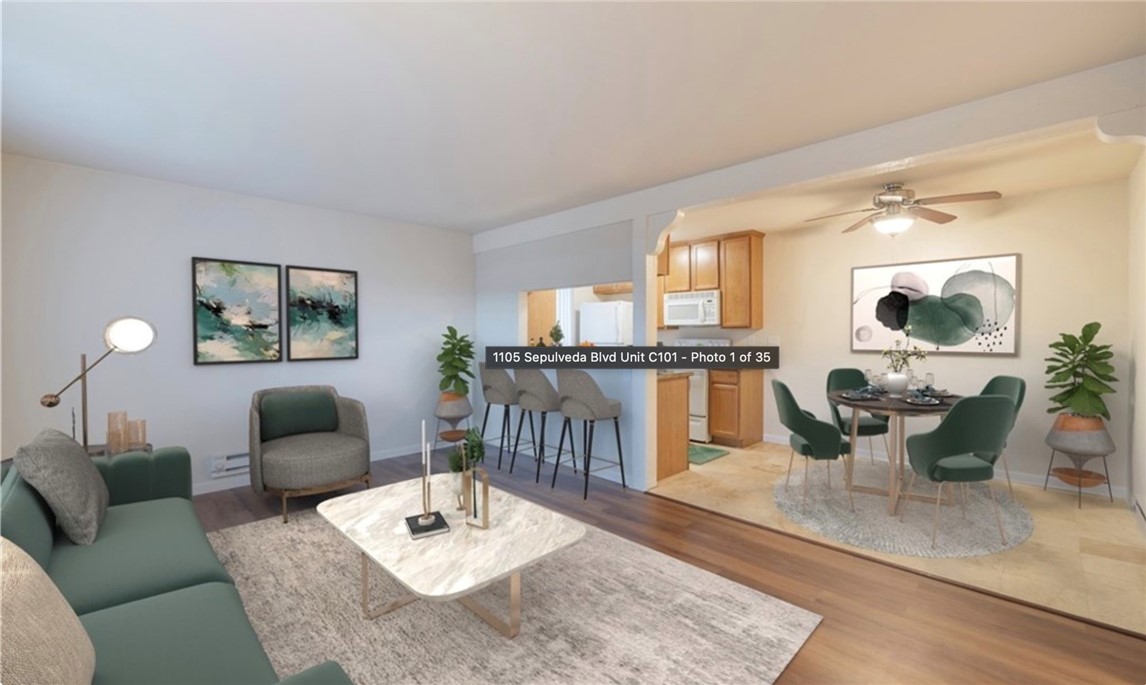 Welcome to this charming 1 bedroom, 1 bathroom ground-level condo, ideally located in a quiet and well-maintained gated community. Featuring stylish laminate wood flooring and tile throughout, this home offers a comfortable and low-maintenance lifestyle.
This unit boasts a prime location near both the driving and pedestrian gates for convenient access. Just steps away, you'll find a community laundry room and a serene picnic area with a gas grill located right behind the unit—perfect for entertaining or enjoying outdoor meals. A nearby community pool adds to the relaxed and efficient lifestyle this condo offers.
Inside, the open-concept living and dining area creates a welcoming atmosphere, while the kitchen offers ample cabinet space and functionality. The spacious bedroom is filled with natural light and includes generous closet space. The bathroom features tile flooring and a full-size tub/shower.
With assigned parking and proximity to shopping, dining, and major commuter routes, this condo is ideal for first-time buyers, downsizers, or investors.
Don’t miss the opportunity to own this perfectly located ground-floor home in a desirable gated neighborhood!