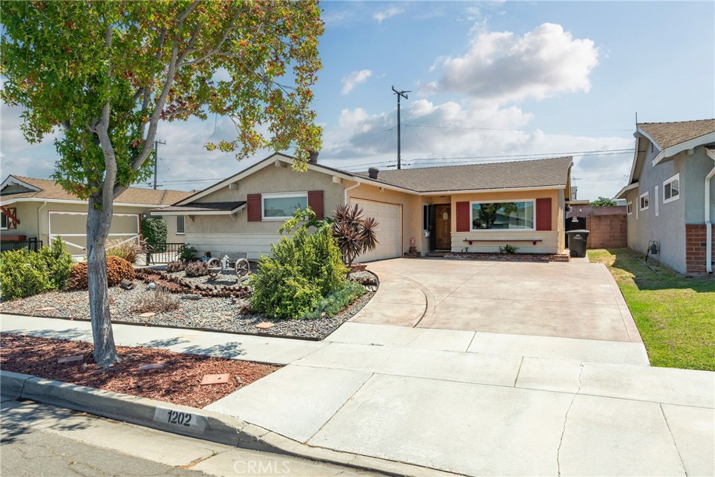 Welcome to this beautiful 3-bedroom, 2-bathroom home nestled in a lovely Torrance P.O. neighborhood with wide, tree-lined streets and drought tolerant landscaping in the front yard. This home features new dual-pane windows and a new roof and gutters that are all less than 1 year old. New insulation, recessed lighting, and central heat. Most major systems have been taken care of, including a newer water heater, an upgraded electrical panel, and plumbing less than five years old. Inside, you’ll find laminate hardwood flooring, custom blinds, and updated bathrooms. The kitchen is equipped with a dual oven and 5-burner gas stove, dishwasher and built in microwave, perfect for cooking and entertaining. A dedicated laundry room and ample storage throughout add to the home’s functionality. Step outside to enjoy the private backyard, complete with a pergola and jacuzzi-ready area with electric in place—an ideal retreat for relaxation or gatherings. The covered patio makes for a great entertaining area and al fresco dining. Don’t miss this move-in ready home in a sought-after Torrance neighborhood close to schools, parks, shopping, and more.