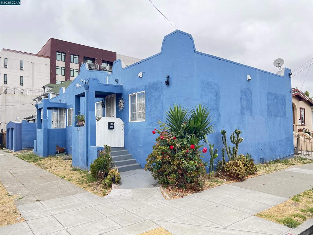 PRICED TO SELL! Fantastic investment opportunity in Oakland! This charming duplex features two spacious 2-bedroom, 1-bath units, each with its own detached one-car garage and separately metered PG&E and water (seller currently pays only for garbage). Unit 1050 is tenant-occupied by a reliable long-term tenant, while unit 1054 is vacant and ready to show, offering a bright living area, open kitchen with granite countertops, abundant cabinetry, and a clean, functional bathroom. Adding even more value, a permitted accessory building in the rear, with its own entry, has been finished with recessed lighting, new flooring, and a convenient half bath. Conveniently located near Emeryville, BART, shopping, and freeway access, this property is ideal for both investors and owner-occupants seeking income potential.