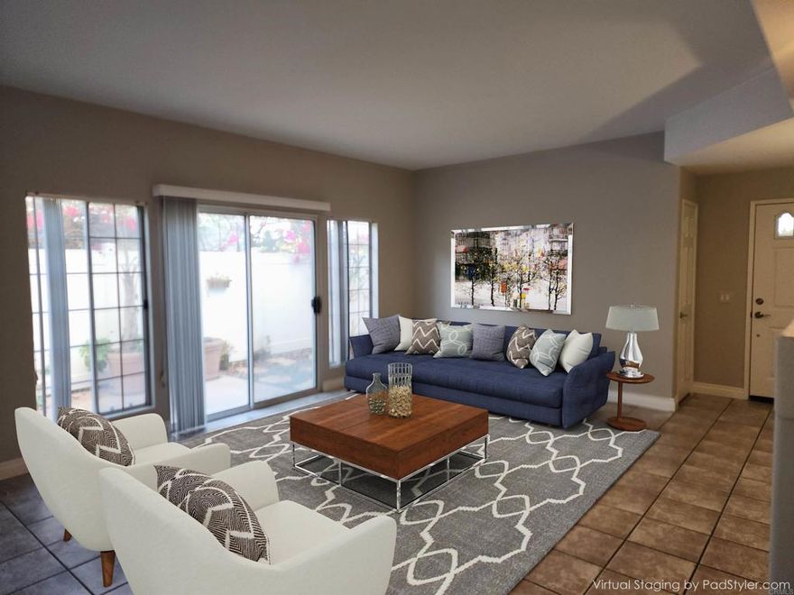 Unique Townhouse in La Jolla!!  Larger garage and more storage than any other unit on the market.  Excellent location near UCSD, La Jolla Shores and Torrey Pines!  Pristine and luxurious end unit townhouse with 2-car garage PLUS additional large storage room.  Featuring an upgraded gourmet kitchen with Bosch appliances, custom designed cabinets with extensive added storage, slab granite counters expanded dining level bar perfect entertaining.  Custom designed bar stools included.   Huge primary suite with vaulted ceilings features enormous walk-in closet and spa-like bath with double sinks, custom built in cabinetry with abundant storage, large soaking tub and separate shower.  Very large second bedroom also features vaulted ceilings and enormous walk-in closet.  Extra large 2-car garage features an attached storage room that can be locked.  Beautifully landscaped complex with well managed HOA.  Enjoy living walking distance to fabulous dining, tons of shopping and convenient access to trolley.