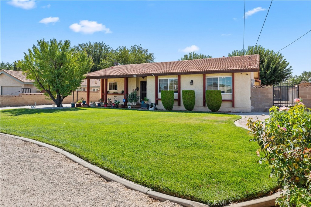 Don't miss your opportunity! Welcome to this Ranch Home located on a large lot that is cross fenced, there is an inground fenced pool with electric cover, built in BBQ and covered patio, 3 car detached garage with lift, RV Covered Slab, 2 storage sheds, the home offers over 30 K in upgraded with custom kitchen granite counters double ovens, cabinets offer pullouts, newer dishwasher and disposal, fireplace in the living room with wood insert to allow you to heat the living rooms in those cold winter months, tankless water heater, central vacuum system, mirrored closet bedroom doors, ceiling fans throughout, newer heating and AC unit, and windows, the primary bedroom offers a sitting area that could also make a wonderful office or nursery, there is a 2 car attached garage with work benches, landscaped front and back, pebble tech front patio, all this plus SOLAR