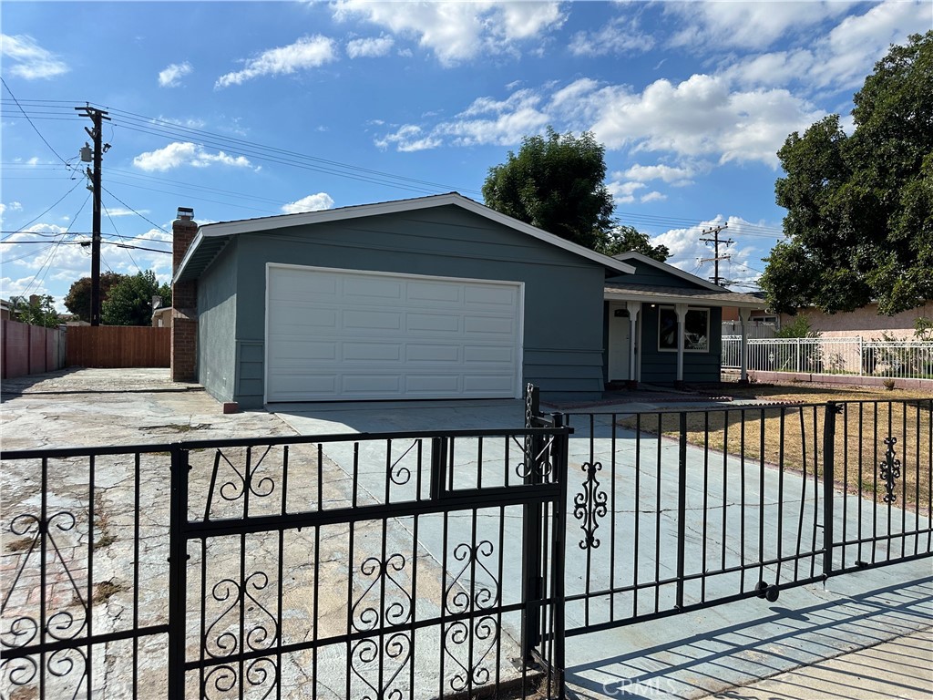 Charming single-story home located in a well-established neighborhood in Rialto. This 3-bedroom, 2-bathroom property offers a spacious layout. Featuring a large lot with mature trees and a generous backyard. Home has central AC, cozy fireplace, beautiful primary bedroom and attached 2 car garage. Home has been renovated to include new laminate flooring throughout. New kitchen with custom built cabinets, New Quartz Stone counters, new garbage disposal and pull out faucet. The bathrooms have been updated with new bathtub, new tiled up shower walls with beautiful mosaic design, new vanities, toilets and all new plumbing features. House has also been updated with new light fixtures, fresh new paint inside and out. Conveniently located near schools, shopping, and freeway access. A great opportunity to own a home with endless possibilities. Absolutely beautiful home Must See